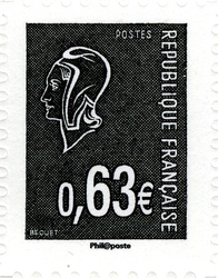 Stamp, Marianne, France,  
