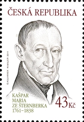 Stamp, Kaspar Maria of Sternberg (1761-1838), Czech Republic,  