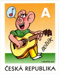 Stamp, Ctyrlistek-Bobik, Czech Republic,  