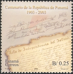 Centenary of the Republic of Panama 1903 to 2003