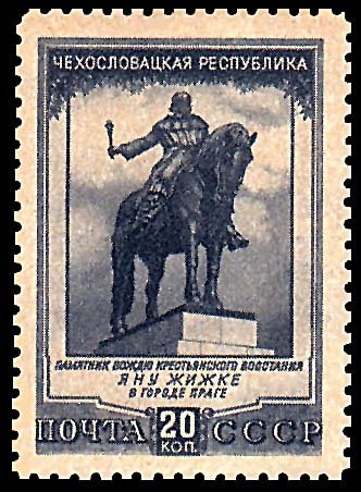 Equestrian statue of Jan Žižka in Praha