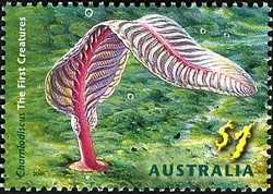 Stamp, Creatures of the Slime - Charniodiscus, Australia,  