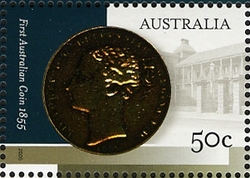 150th Anniversary of first Australian coin