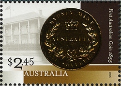 150th Anniversary of first Australian coin