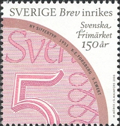 150 Years of Swedish stamps