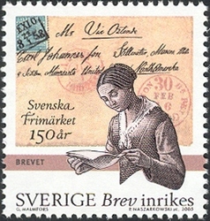 150 Years of Swedish stamps