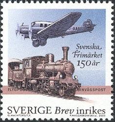 150 Years of Swedish stamps