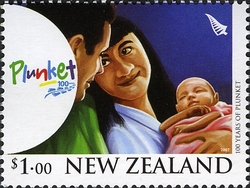 Stamp, 2007 Centenaries - The Plunket Society, New Zealand,  