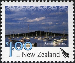 Stamp, 2007 Scenic Definitives - Rangitoto Island, New Zealand,  