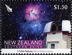 Southern Skies - Trifid Nebula . Ward Observatory