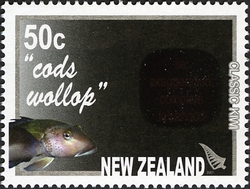 Stamp, Classic Kiwi - 'cods wallop', New Zealand,  