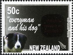 Stamp, Classic Kiwi - 'everyman and his dog', New Zealand,  