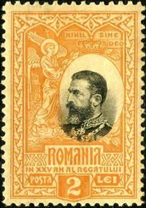 Stamp, King Karl I, Romania,  , Heads of State, Kings