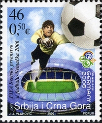 Stamp, FIFA  World Cup - Germany 2006, Serbia and Montenegro,  