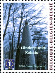 Regions of Belgium - La Calamine - The Three Landmarks Point
