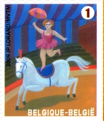 To the Circus - Acrobat on Horseback-Juggler
