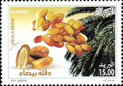 Stamp, Dates of Algeria, Algeria,  