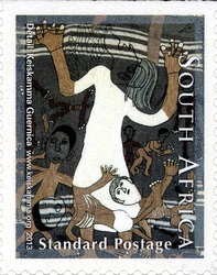 Stamp, World AIDS Day - 25th Anniversary, South Africa, Homelands,  