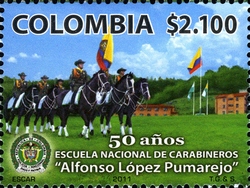 50th Anniversary of the National Police School Alfonso Lopez Pumarejo