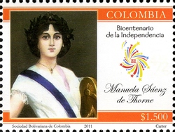Heroines of Independence - Manuela Saenz de Thorne