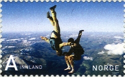 Tourist stamps - Skydiving