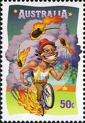 Stamp, Circus - Under the Big Top, Australia,  