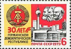 30th Anniversary German Democratic Republic.