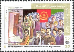 First direct Presidential election in Afghanistan