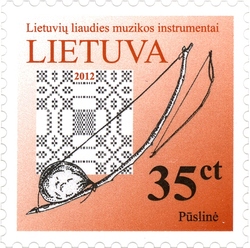 Lithuanian Folk Music instruments - Bladderbow bass