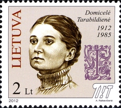 Famous People - Artist. book illustrator Domicele Tarabildiene
