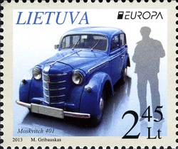 Europa - Postal Vehicles - Moskvitch-401