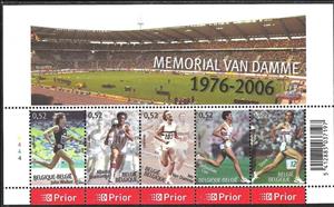Souvenir Sheet, Bloc Memorial Van Damme 1976-2006, Belgium,  , Sport