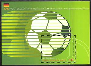 Souvenir Sheet, Bloc World Championship Football Germany 2007, Belgium,  , Sport, Football (Soccer)