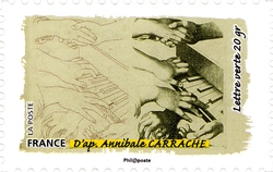 Stamp, Touch, France,  