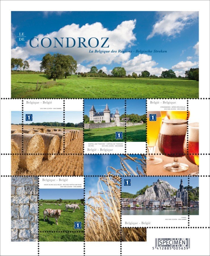 Souvenir Sheet Belgian Regions: The Condroz