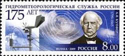 175th Anniversary of Installation of Hydrometeorological Service in Russia - A.Y. Kupfer (1799-1865)