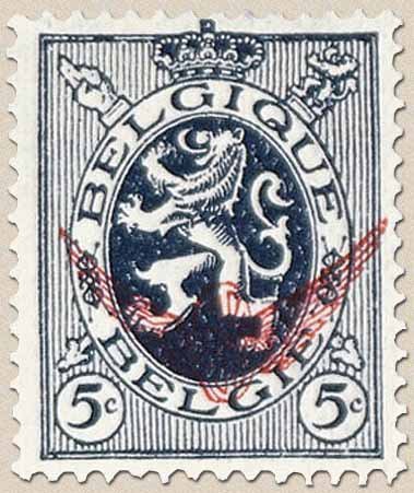Service stamp: Heraldic Lion with overprint winged wheel