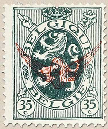 Service stamp: Heraldic Lion with overprint winged wheel