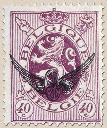 Service stamp: Heraldic Lion with overprint winged wheel