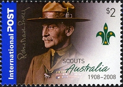 Stamp, Centenary of Scouting in Australia, Australia,  