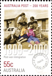 Australia Post - 200 Years - Post-War migration