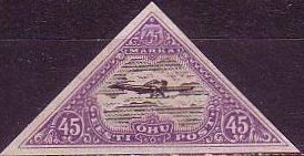 Stamp, Air Mail, Estonia,  , Aircrafts, Triangle Stamps