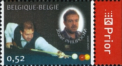 Stamp, Belgian International Sport Champions - Billiards - 1995 Jef Philipoom, Belgium,  