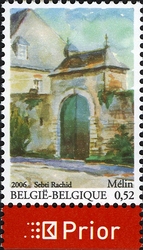Stamp, Idyllic Wallonia - Mélin, Belgium,  