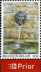 Stamp, Idyllic Wallonia - Ny, Belgium,  