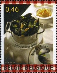 This is Belgium - Mussels and fries