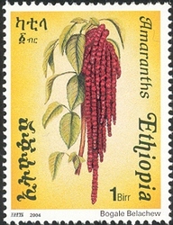 Stamp, Amaranths, Ethiopia,  