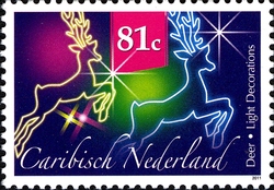 December Stamps - Reindeers