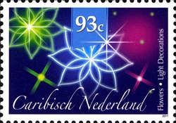December Stamps - Poinsettia