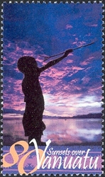 Sunsets over Vanuatu